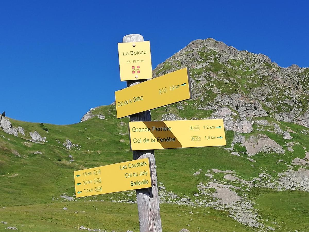 Chambres Et Tables D'Hotes Le Choton A Nono - Col Du Joly Beaufortain Отелюс Екстериор снимка